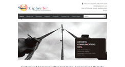 Desktop Screenshot of ciphertel.com